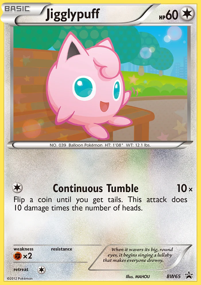 Jigglypuff · BW Black Star Promos