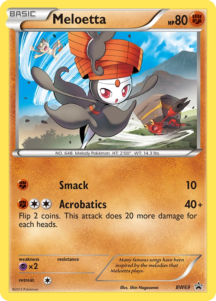 Meloetta · BW Black Star Promos