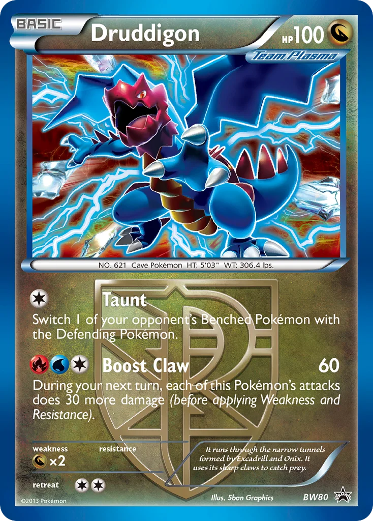 Druddigon · BW Black Star Promos
