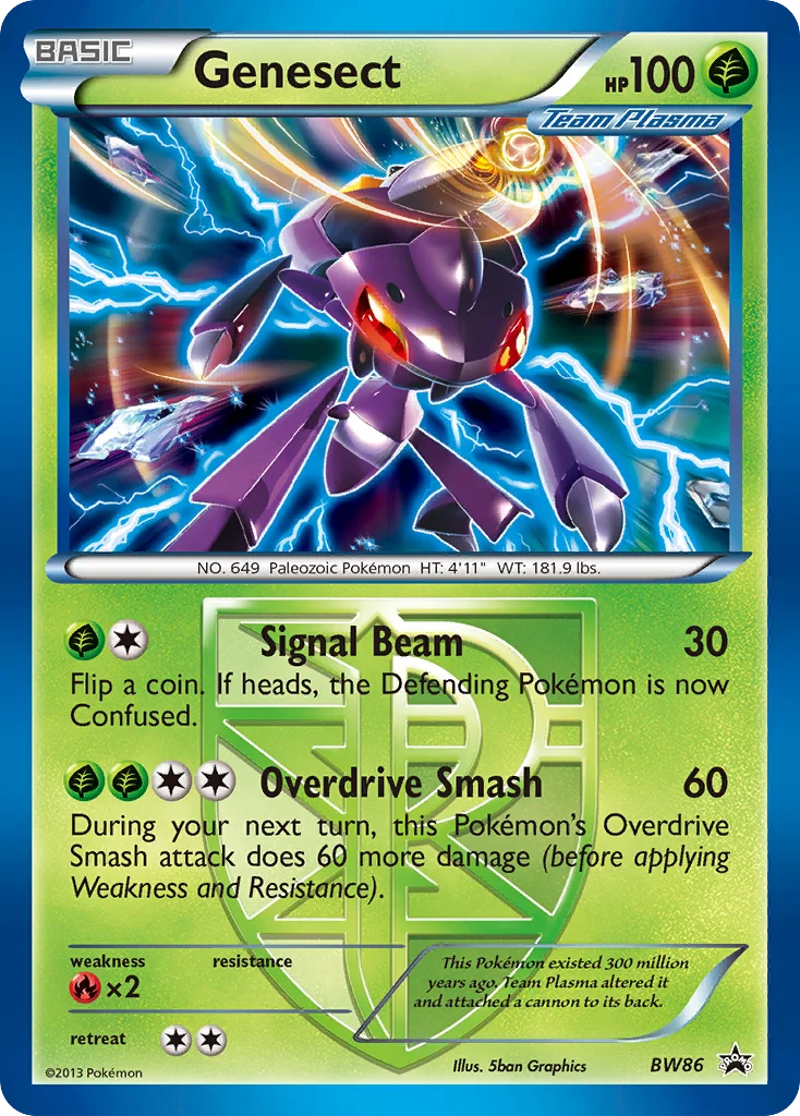 Genesect · BW Black Star Promos