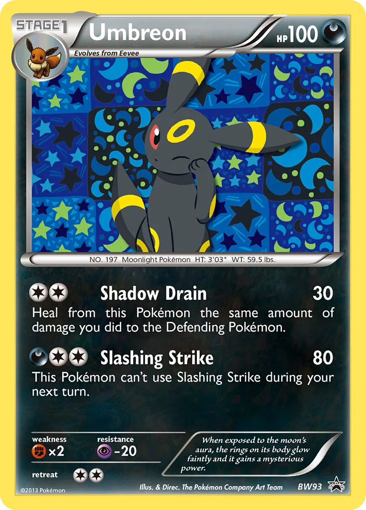 Umbreon · BW Black Star Promos