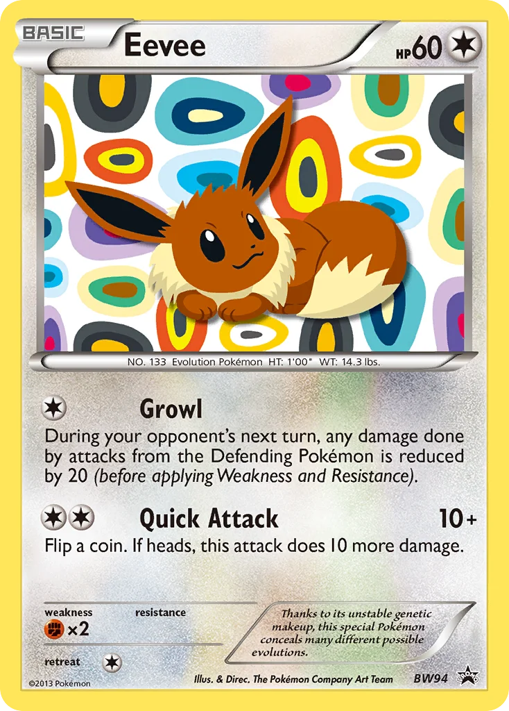 Eevee · BW Black Star Promos