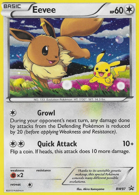 Eevee · BW Black Star Promos