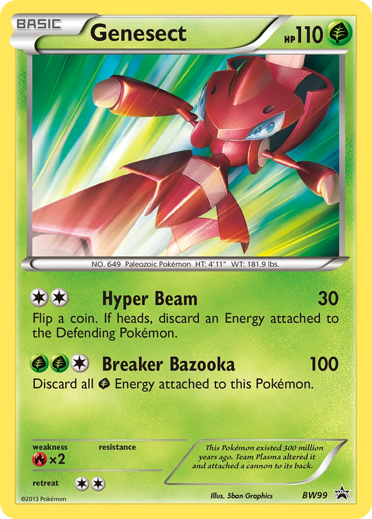 Genesect · BW Black Star Promos