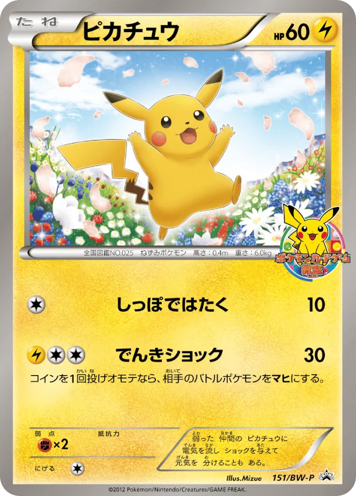Pikachu · Black & White Promos