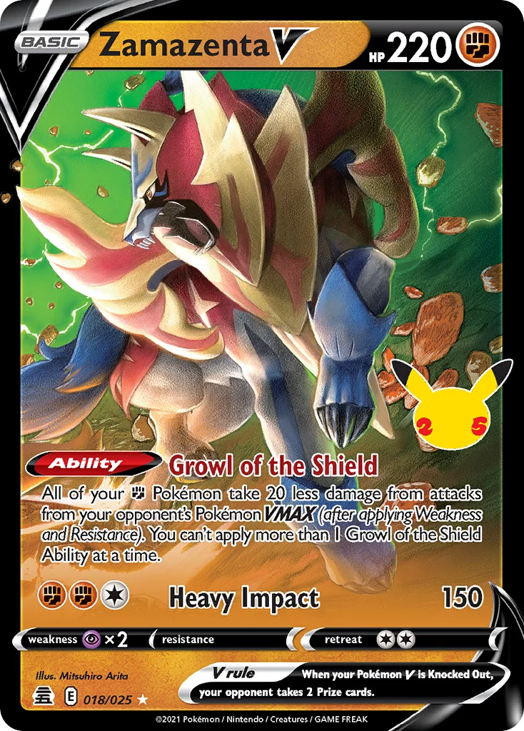 Zamazenta V · Celebrations