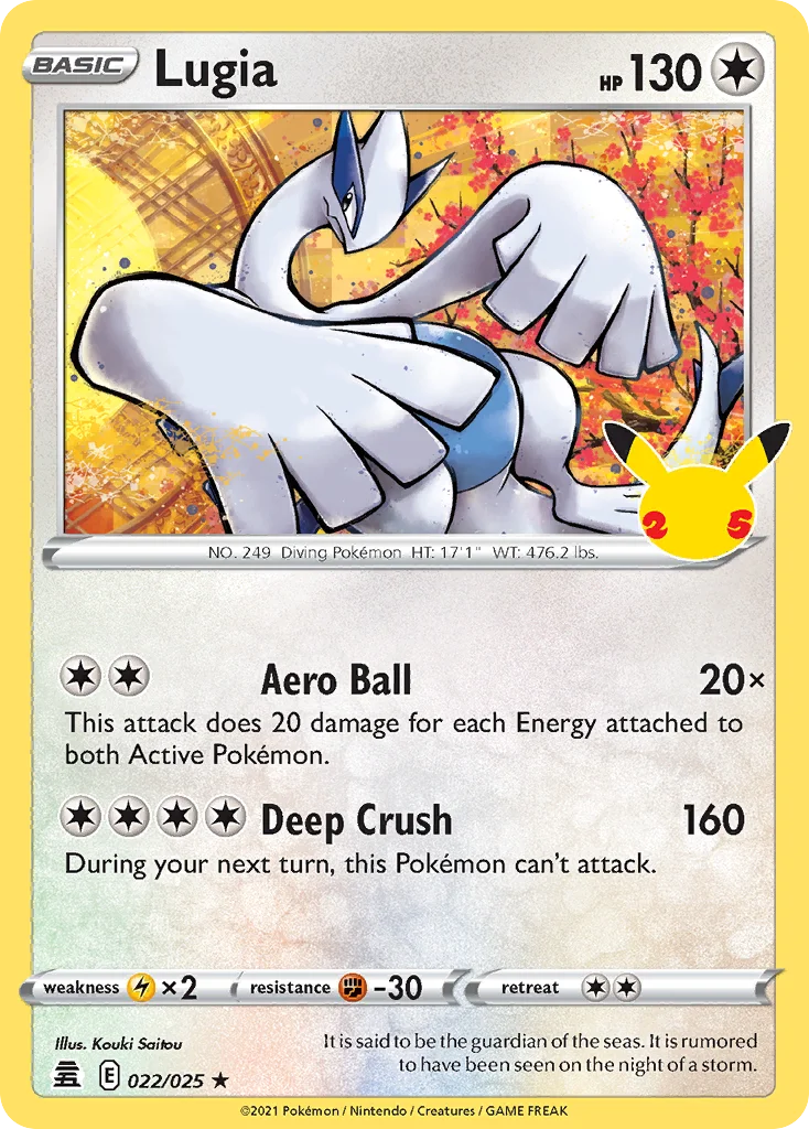 Lugia · Celebrations