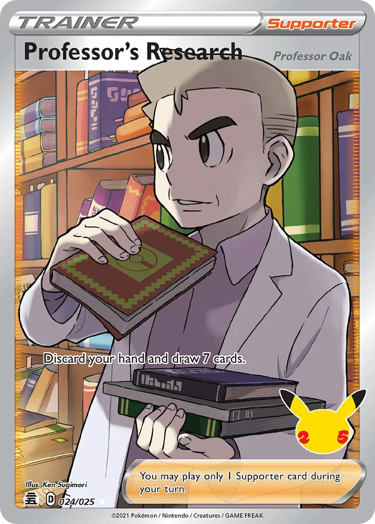 Professor's Research (Professor Oak) · Celebrations