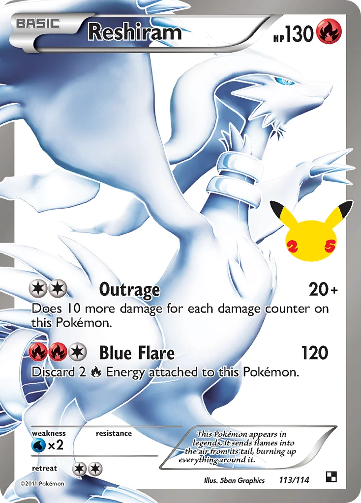 Reshiram · Celebrations: Classic Collection