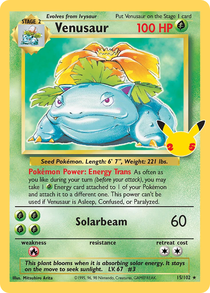 Venusaur · Celebrations: Classic Collection