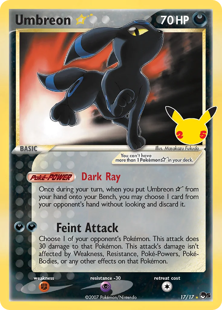 Umbreon ☆ · Celebrations: Classic Collection