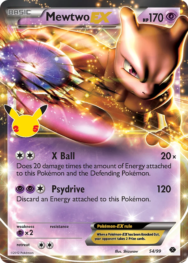 Mewtwo-EX · Celebrations: Classic Collection