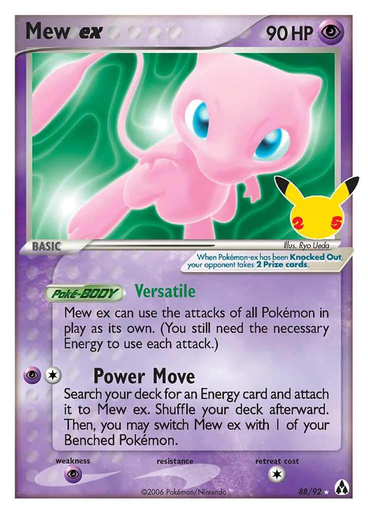 Mew ex · Celebrations: Classic Collection