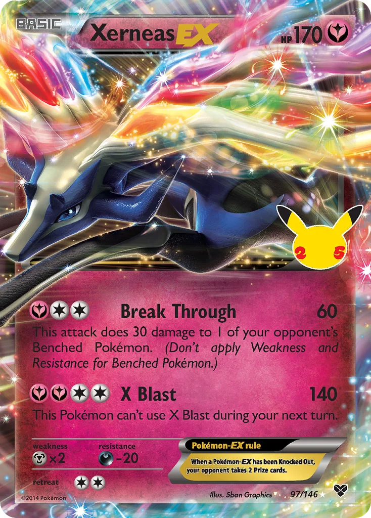 Xerneas-EX · Celebrations: Classic Collection