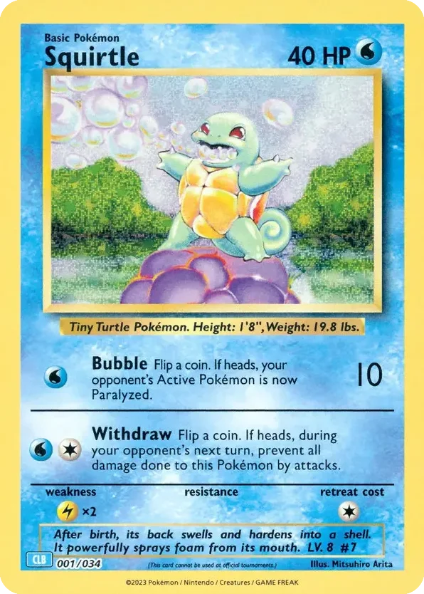 Squirtle · Pokémon TCG Classic - Blastoise