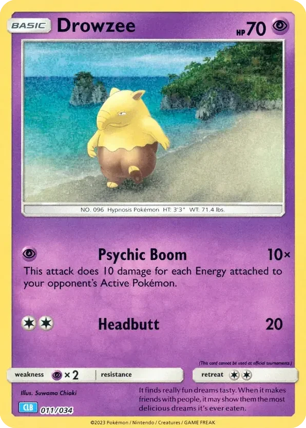 Drowzee · Pokémon TCG Classic - Blastoise