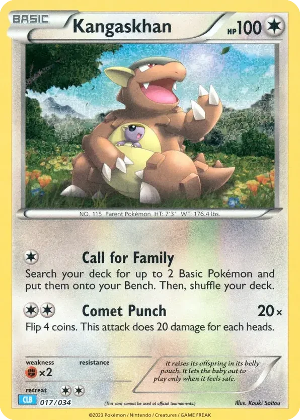 Kangaskhan · Pokémon TCG Classic - Blastoise