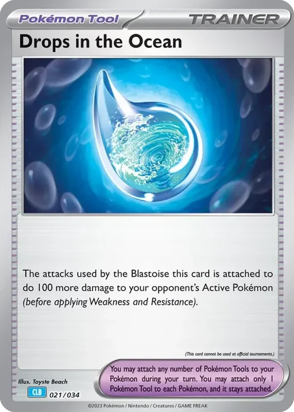 Drops in the Ocean · Pokémon TCG Classic - Blastoise