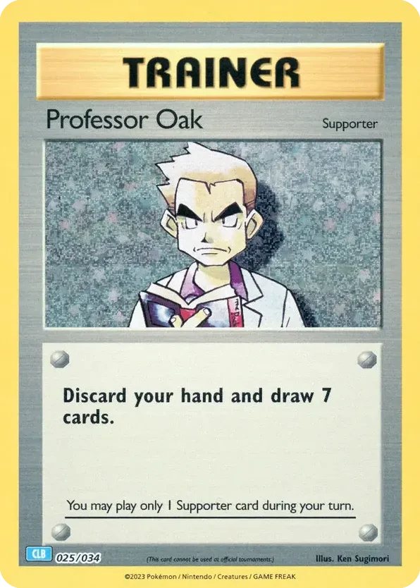 Professor Oak · Pokémon TCG Classic - Blastoise