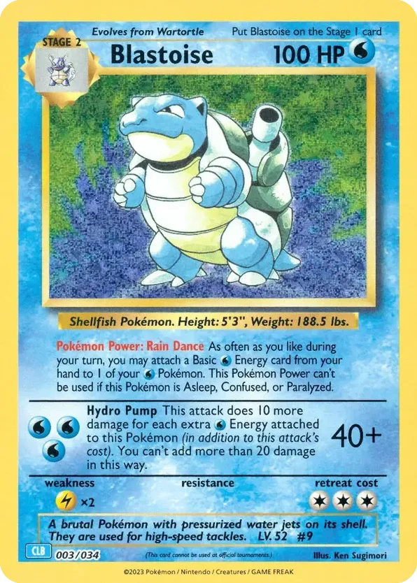 Blastoise · Pokémon TCG Classic - Blastoise