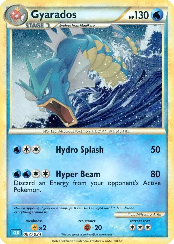 Gyarados · Pokémon TCG Classic - Blastoise