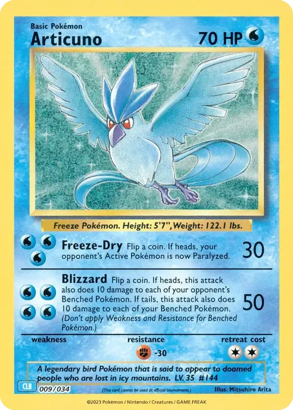 Articuno · Pokémon TCG Classic - Blastoise