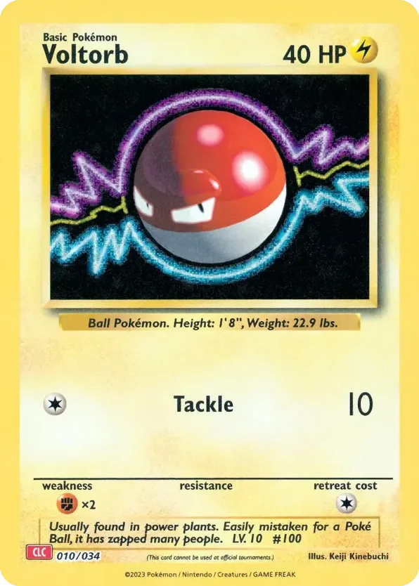 Voltorb · Pokémon TCG Classic - Charizard