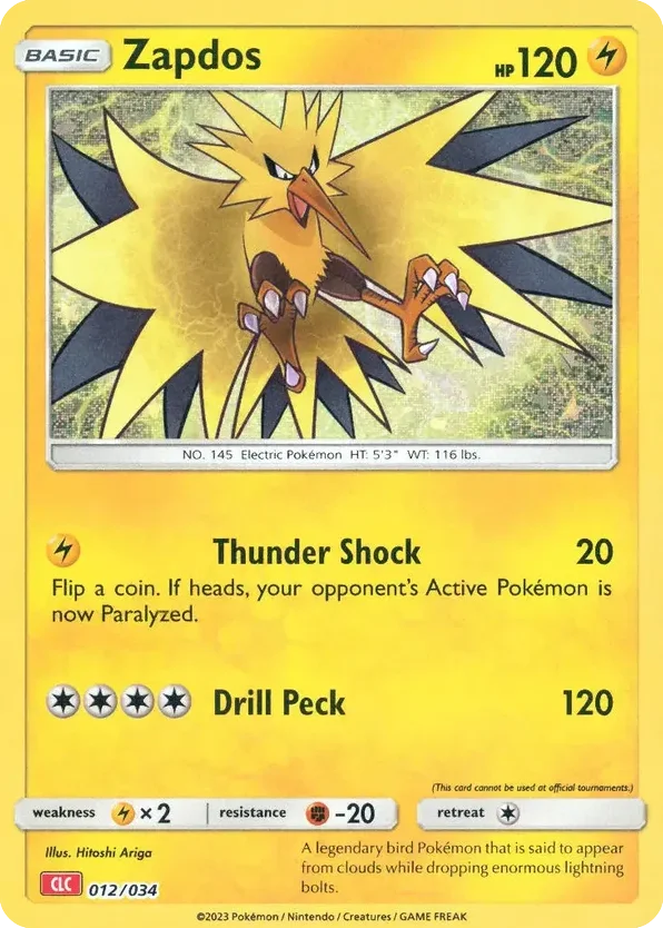 Zapdos · Pokémon TCG Classic - Charizard