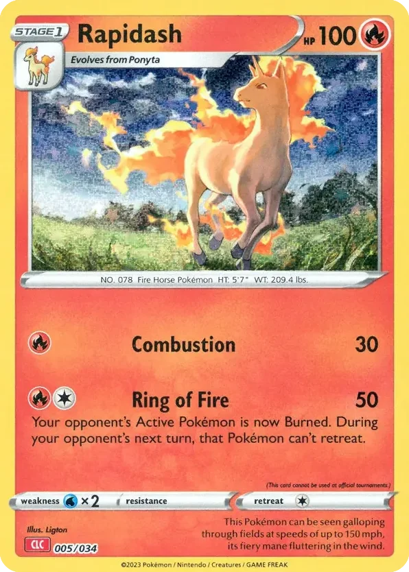 Rapidash · Pokémon TCG Classic - Charizard