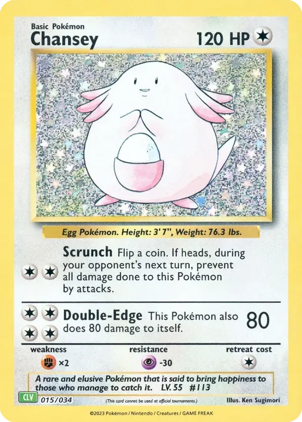 Chansey · Pokémon TCG Classic - Venusaur