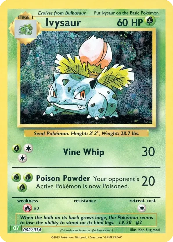Ivysaur · Pokémon TCG Classic - Venusaur