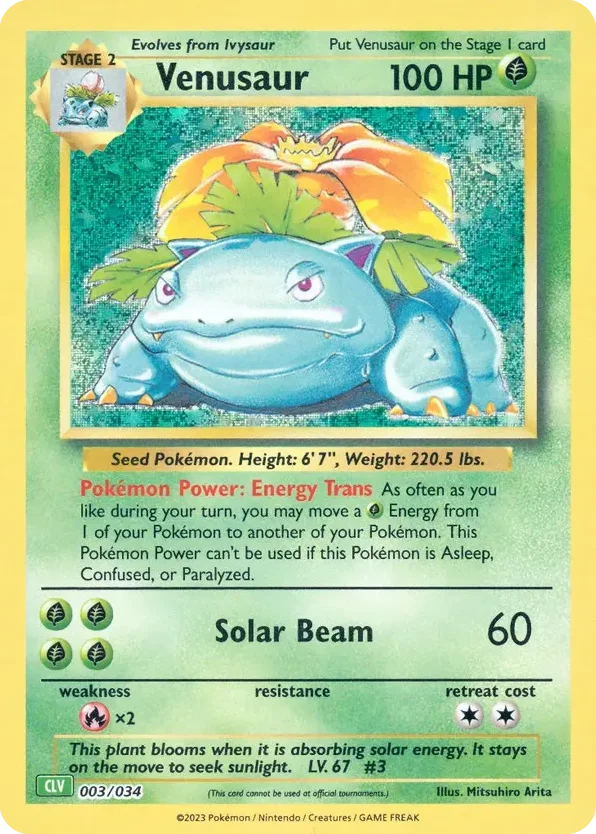 Venusaur · Pokémon TCG Classic - Venusaur