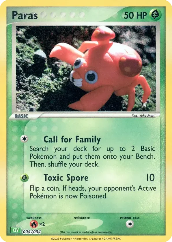 Paras · Pokémon TCG Classic - Venusaur