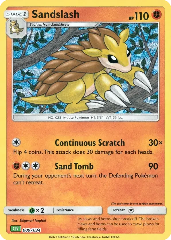 Sandslash · Pokémon TCG Classic - Venusaur