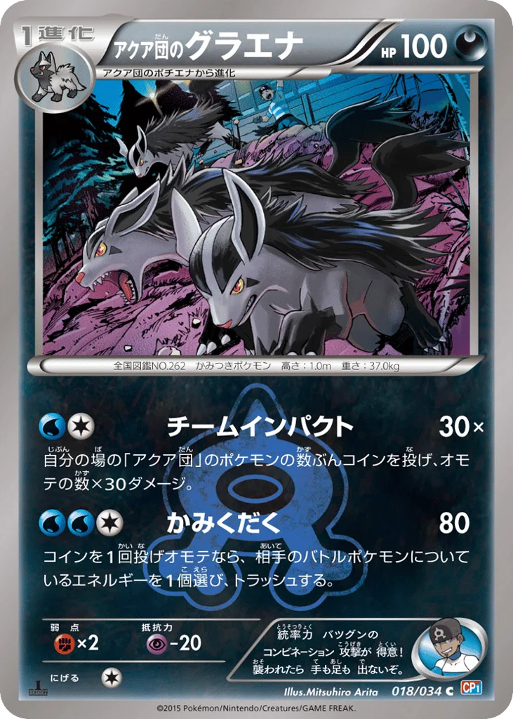 Team Aqua's Mightyena · Magma Gang VS Aqua Gang: Double Crisis