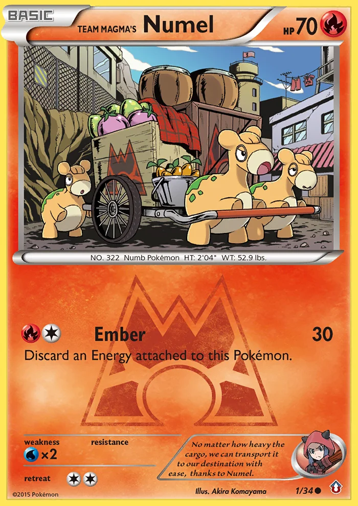 Team Magma's Numel · Double Crisis