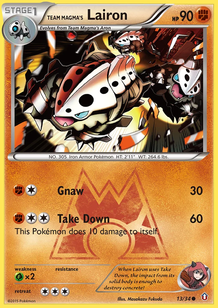 Team Magma's Lairon · Double Crisis