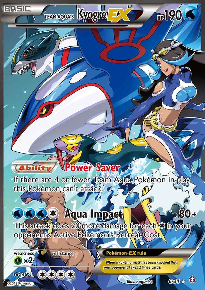 Kyogre-EX da Equipe Aqua · Crise Dupla