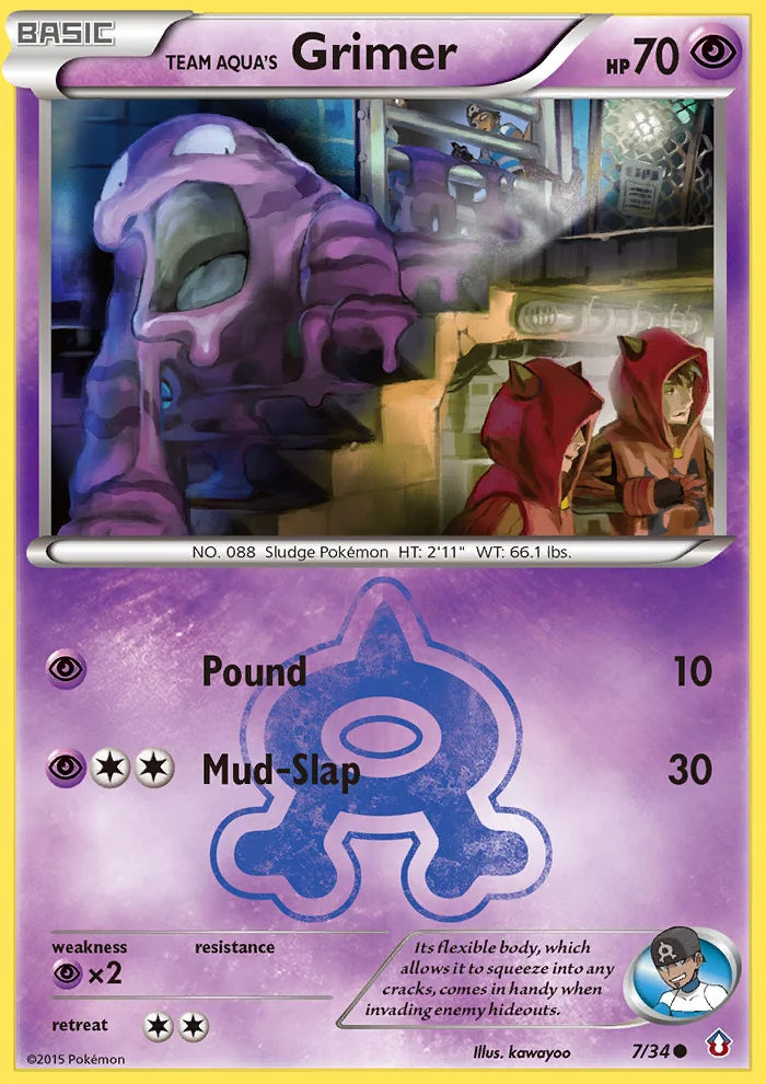 Team Aqua's Grimer · Double Crisis