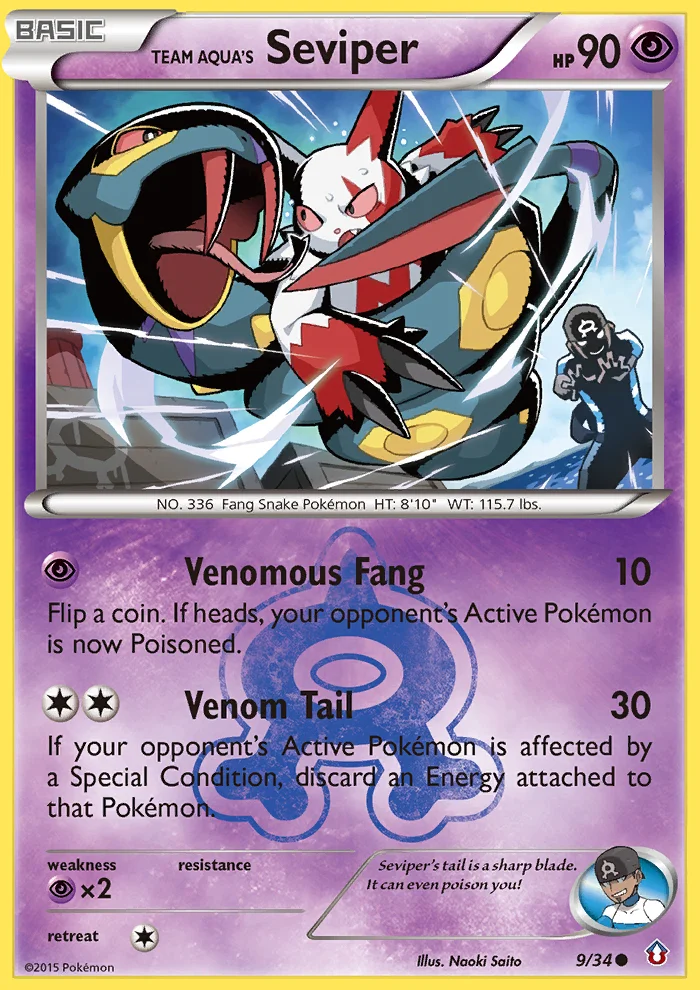 Seviper da Equipe Aqua · Crise Dupla