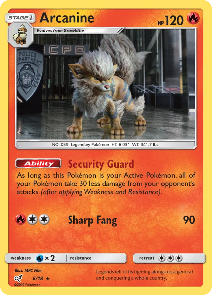 Arcanine · Detective Pikachu