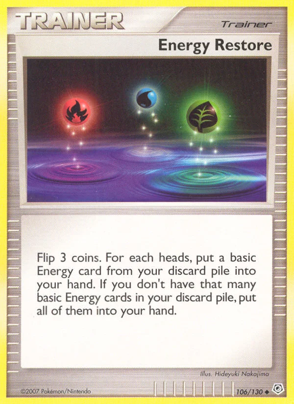 Energy Restore · Diamond & Pearl