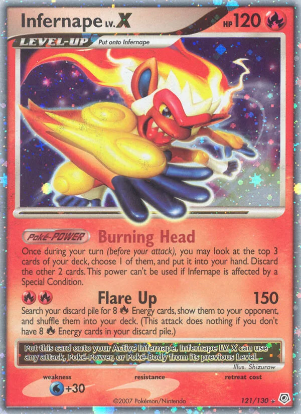 Infernape LV.X · Diamond & Pearl