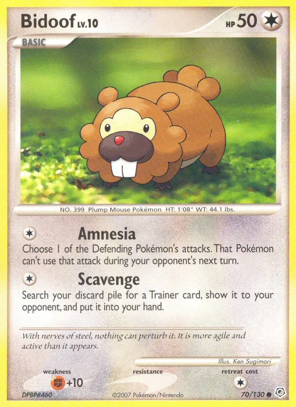 Bidoof · Diamond & Pearl