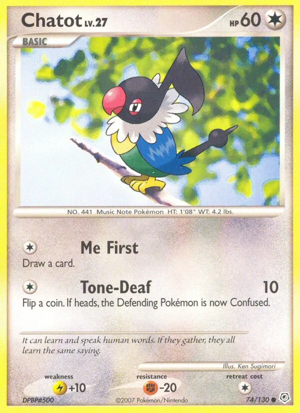 Chatot · Diamond & Pearl