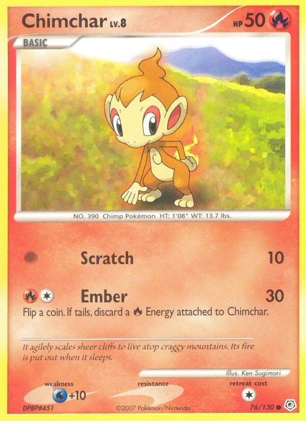 Chimchar · Diamond & Pearl
