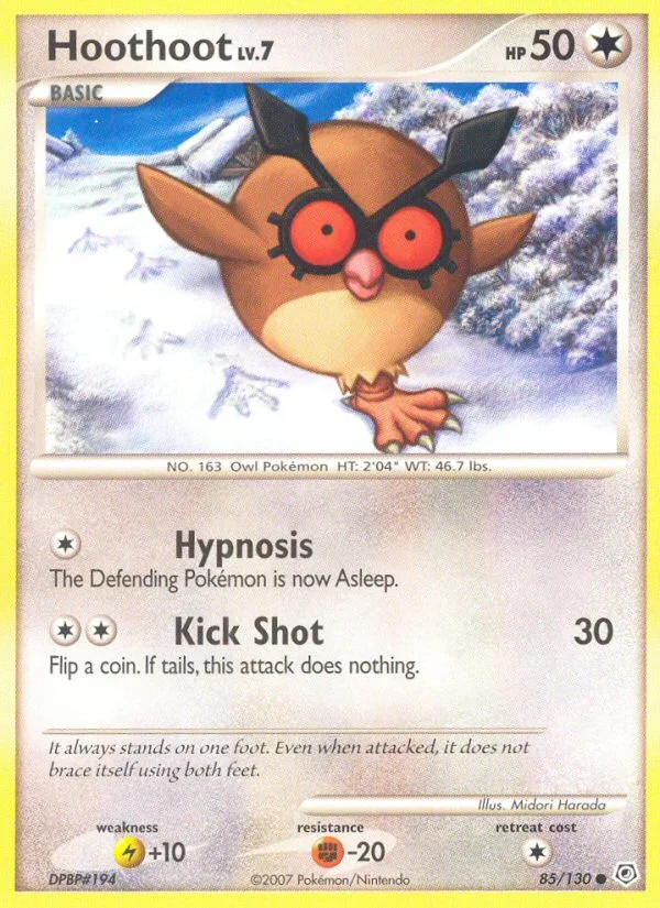 Hoothoot · Diamond & Pearl