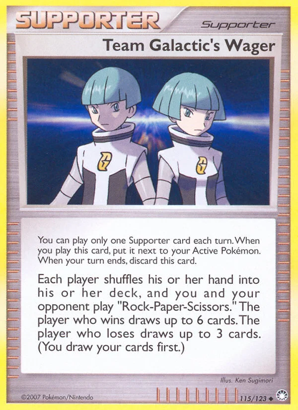 Team Galactic's Wager · Mysterious Treasures