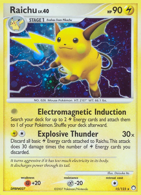 Raichu · Mysterious Treasures
