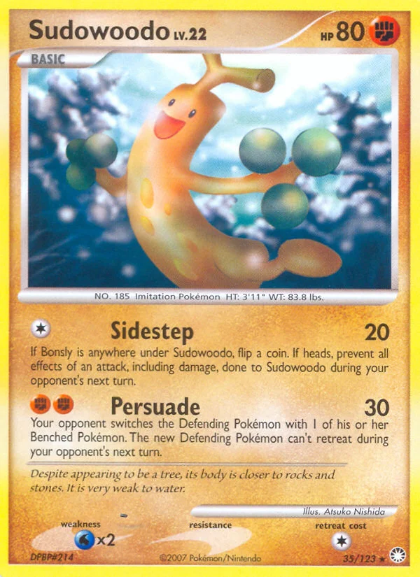 Sudowoodo · Mysterious Treasures